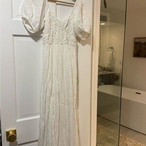 Topshop White Maxi Dress